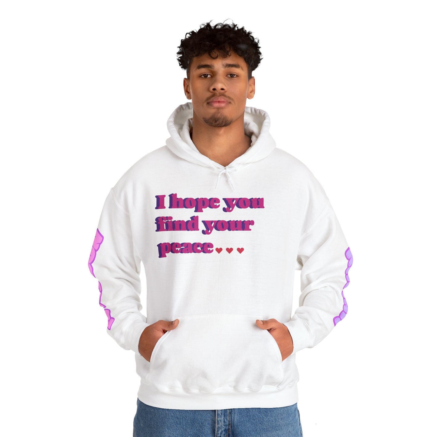 "Find Peace" Hooded Sweatshirt