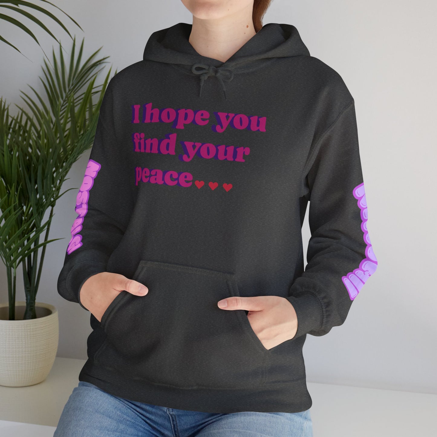 "Find Peace" Hooded Sweatshirt