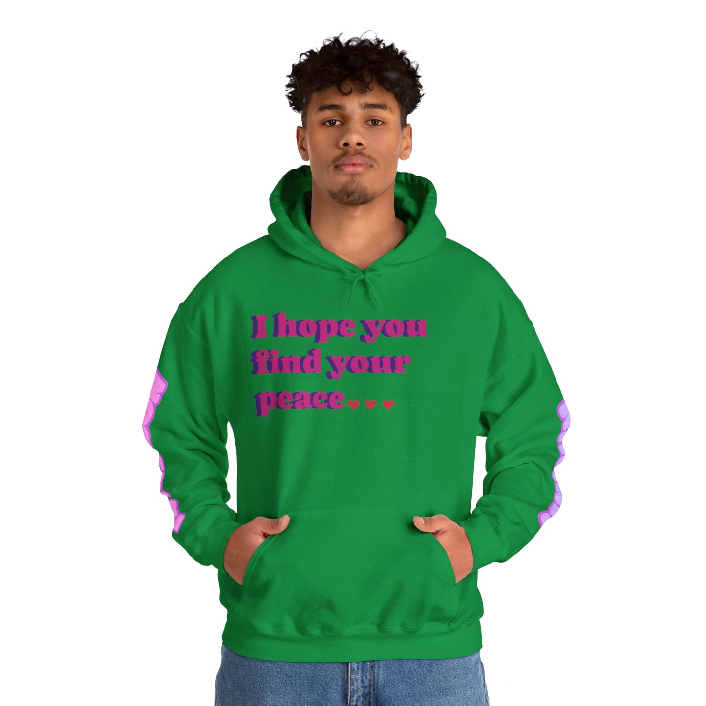 "Find Peace" Hooded Sweatshirt