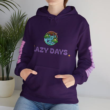 "Lazy Dayz" Hooded Sweatshirt