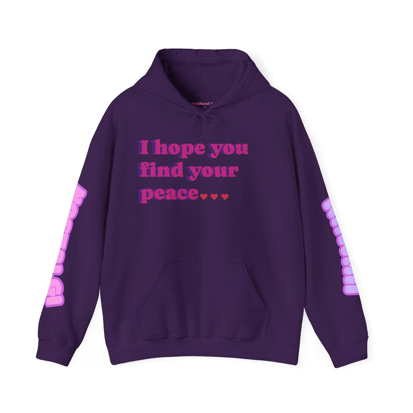 "Find Peace" Hooded Sweatshirt