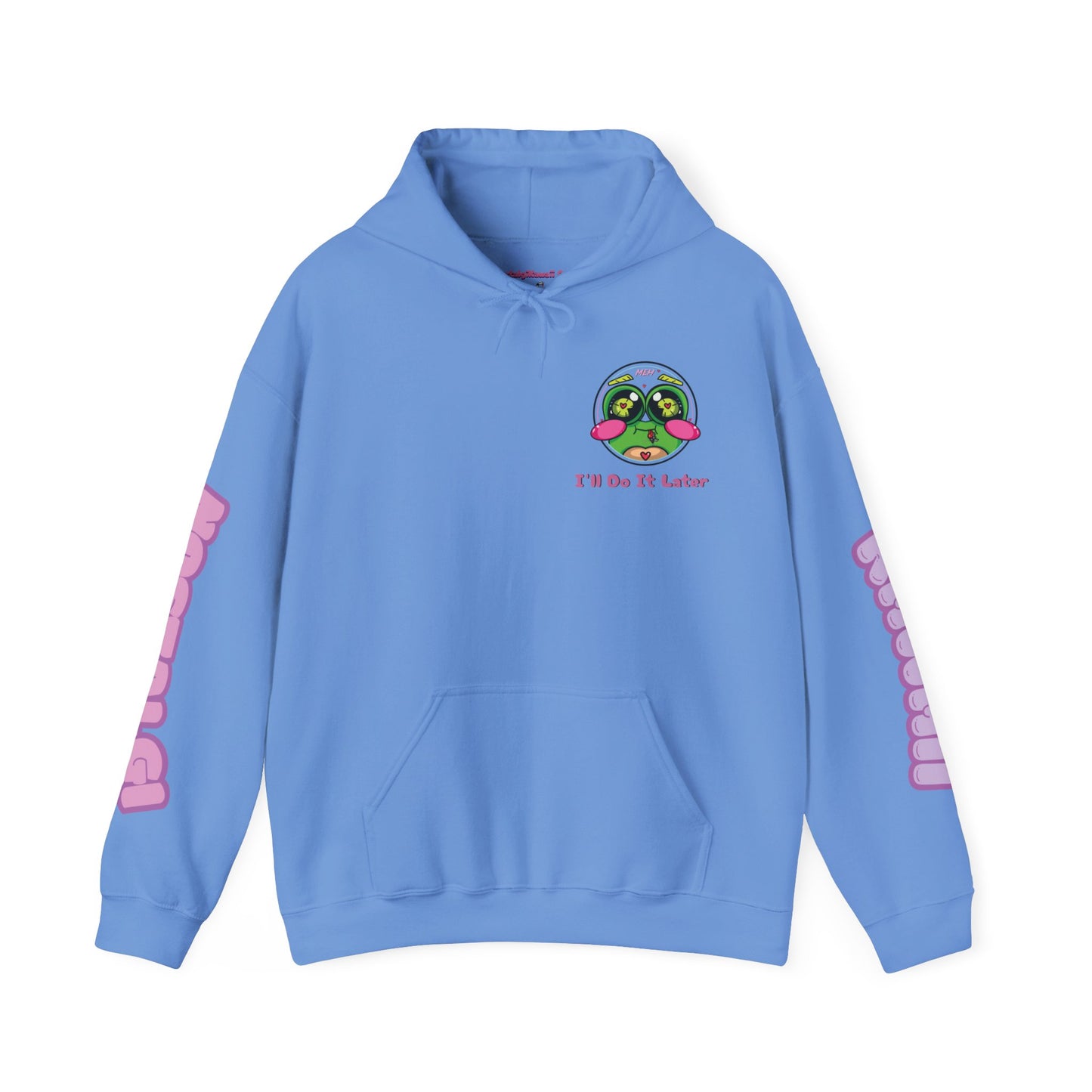 "I'll Do It Later Frog" Hooded Sweatshirt