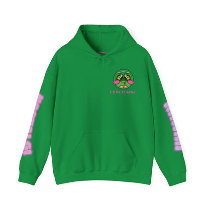 "I'll Do It Later Frog" Hooded Sweatshirt