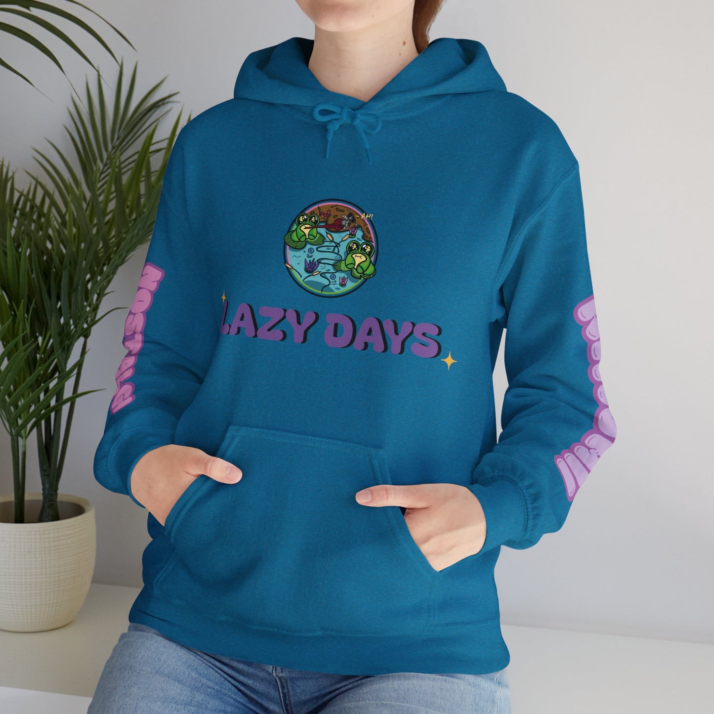 "Lazy Dayz" Hooded Sweatshirt