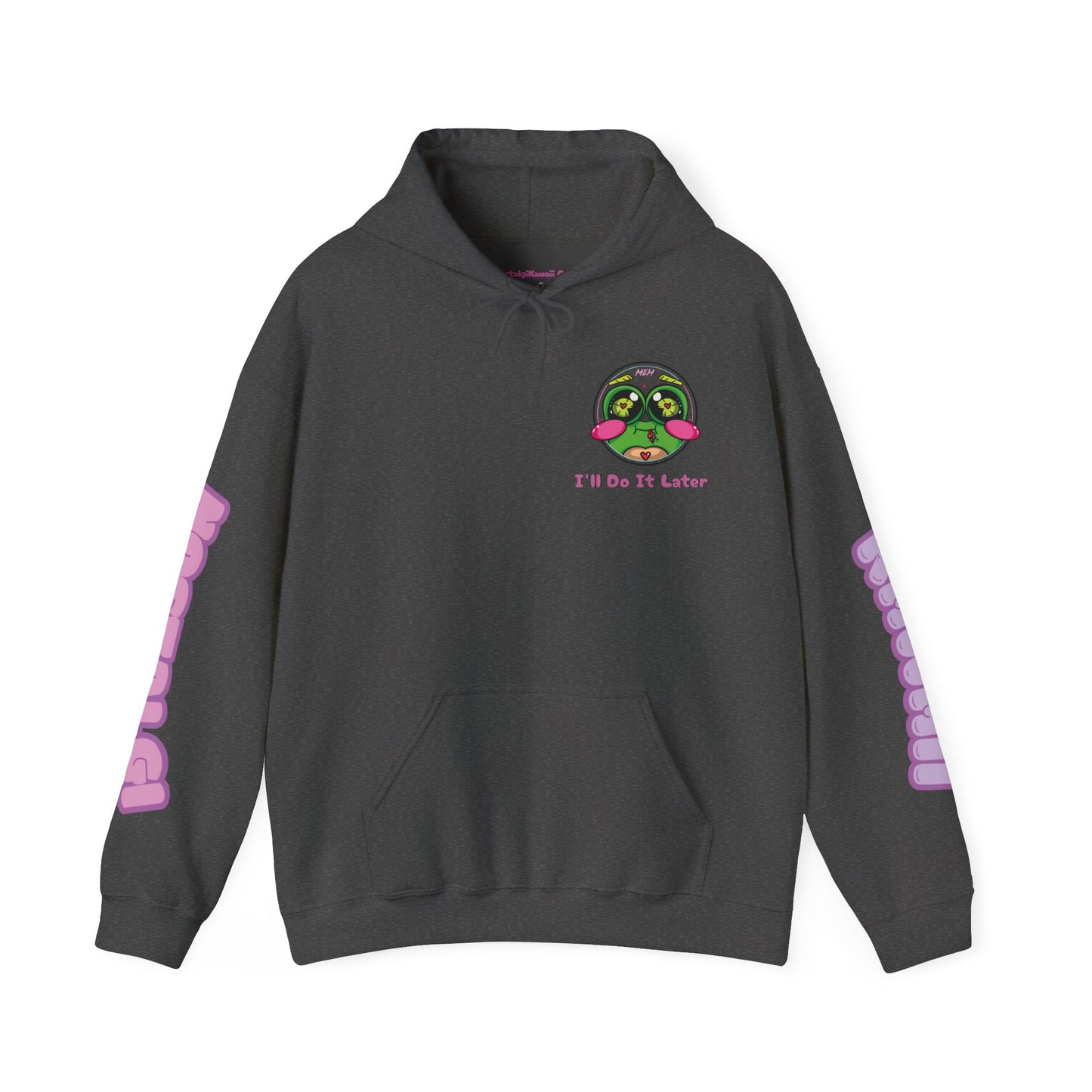 "I'll Do It Later Frog" Hooded Sweatshirt