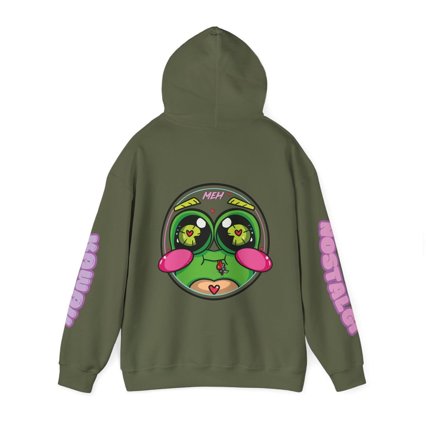 "I'll Do It Later Frog" Hooded Sweatshirt