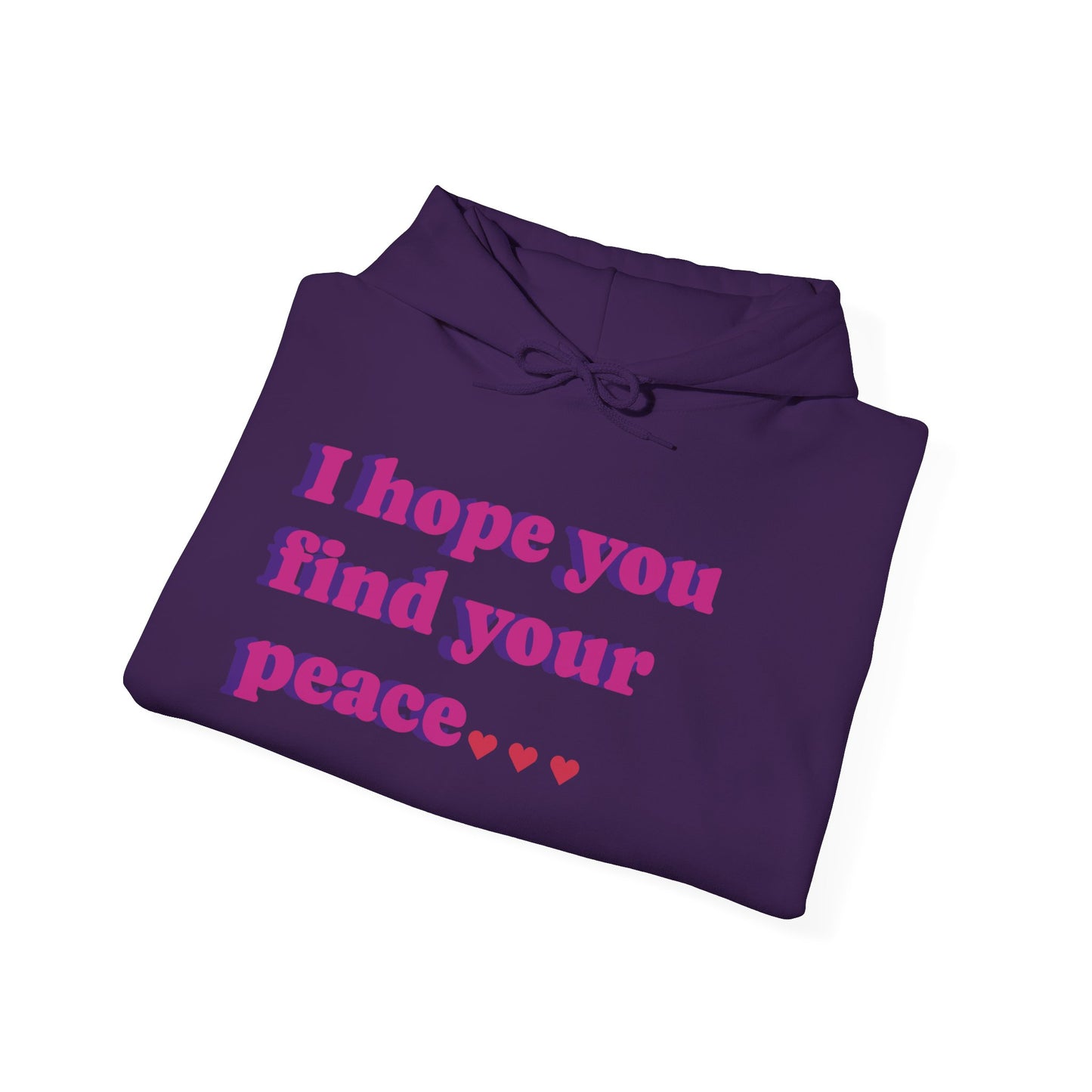 "Find Peace" Hooded Sweatshirt