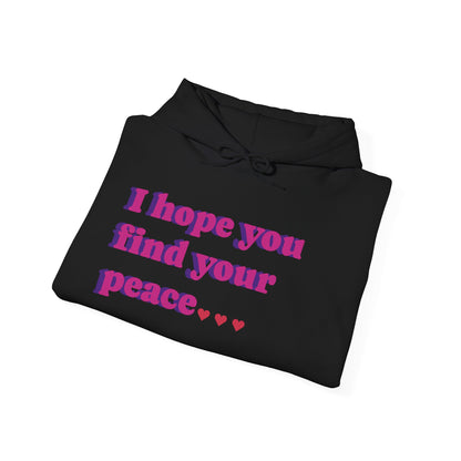 "Find Peace" Hooded Sweatshirt