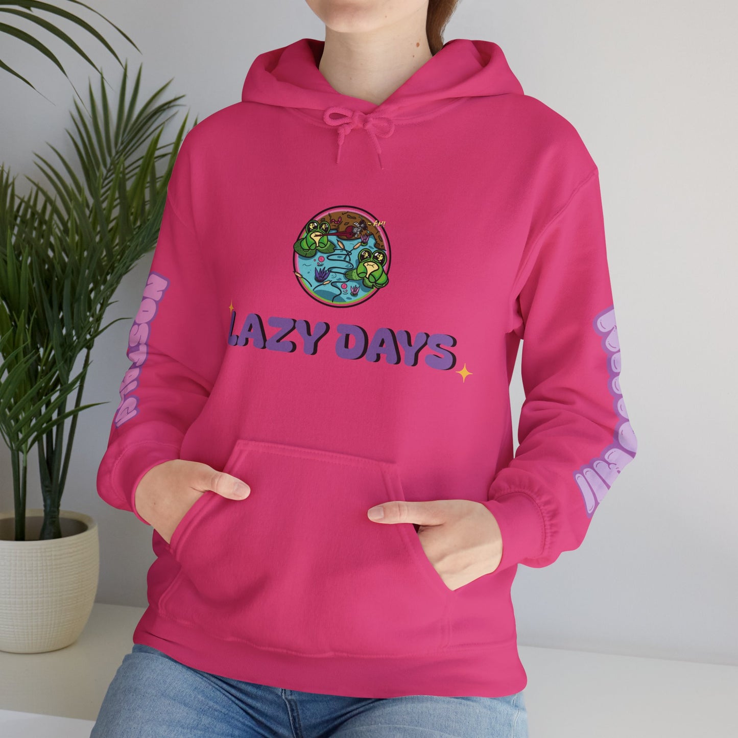 "Lazy Dayz" Hooded Sweatshirt