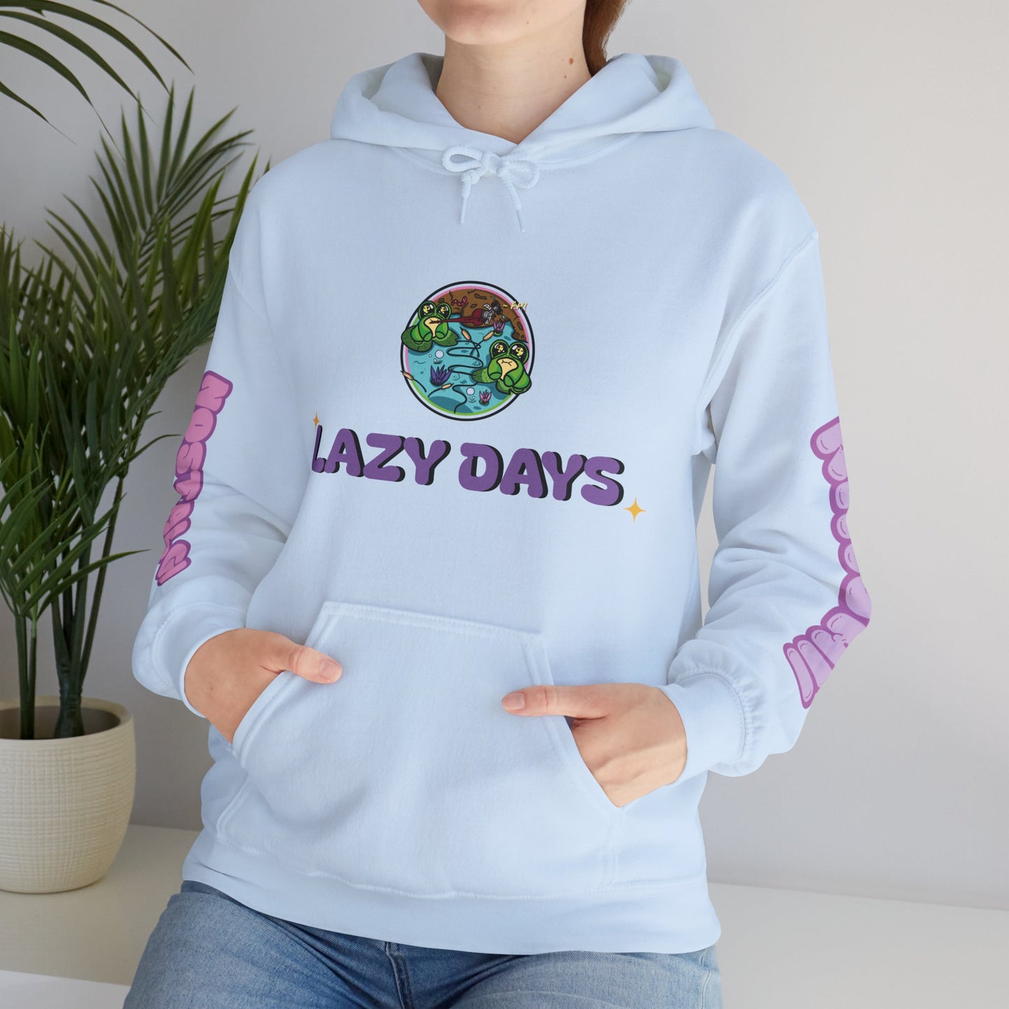 "Lazy Dayz" Hooded Sweatshirt