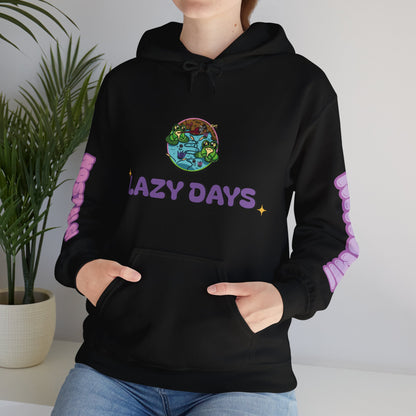 "Lazy Dayz" Hooded Sweatshirt