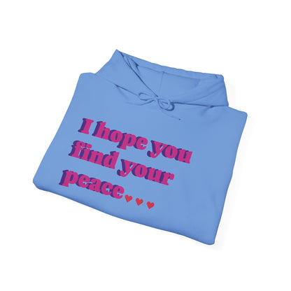 "Find Peace" Hooded Sweatshirt