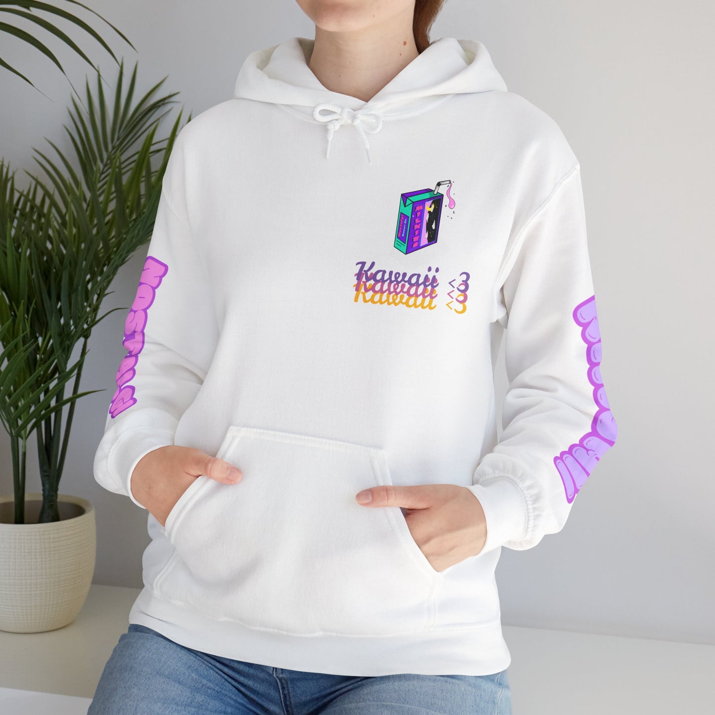 "Kawaii" Hooded Sweatshirt